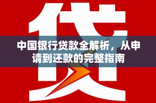 炉霍中国银行贷款全解析，从申请到还款的完整指南