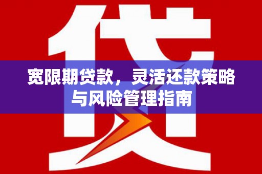 炉霍宽限期贷款，灵活还款策略与风险管理指南