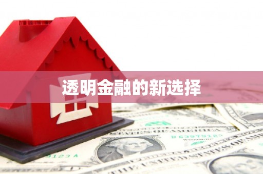 炉霍透明金融的新选择