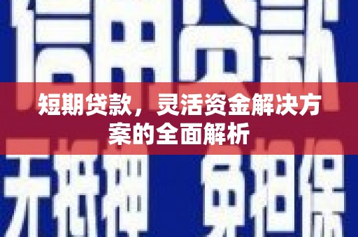 炉霍短期贷款，灵活资金解决方案的全面解析