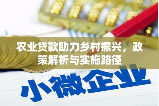 炉霍农业贷款助力乡村振兴，政策解析与实施路径