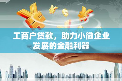 炉霍工商户贷款，助力小微企业发展的金融利器