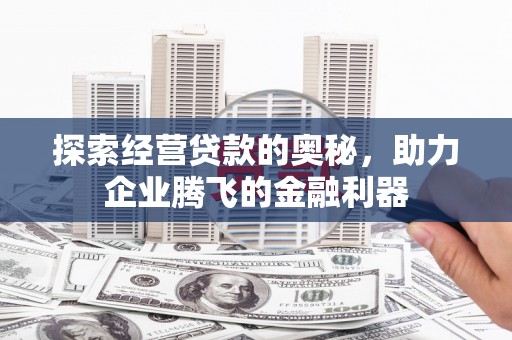 炉霍探索经营贷款的奥秘，助力企业腾飞的金融利器