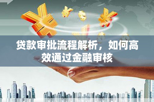 炉霍贷款审批流程解析，如何高效通过金融审核