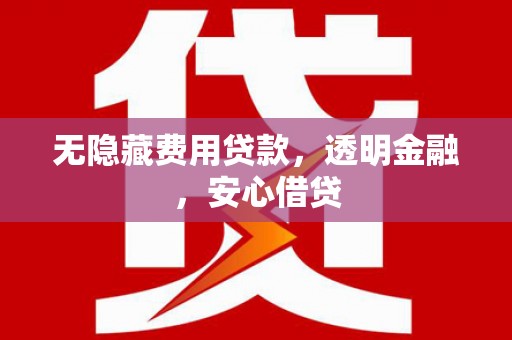 炉霍无隐藏费用贷款，透明金融，安心借贷