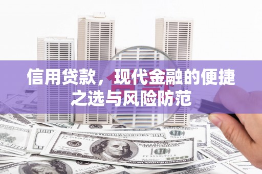 炉霍信用贷款，现代金融的便捷之选与风险防范