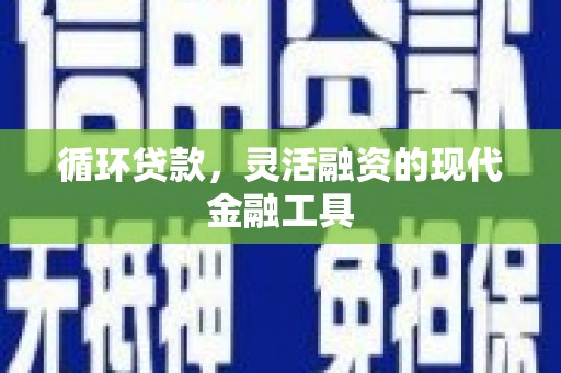 炉霍循环贷款，灵活融资的现代金融工具
