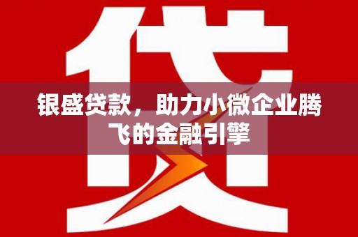 炉霍银盛贷款，助力小微企业腾飞的金融引擎