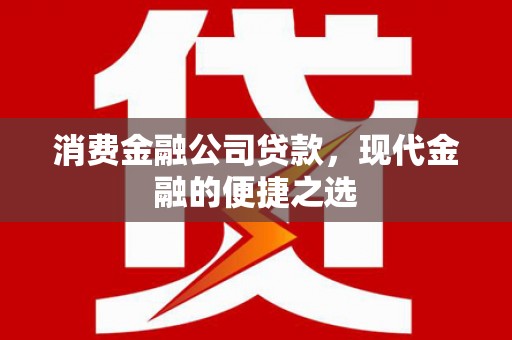 炉霍消费金融公司贷款，现代金融的便捷之选