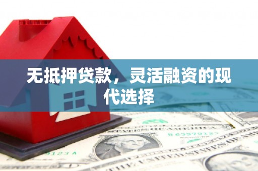 炉霍无抵押贷款，灵活融资的现代选择