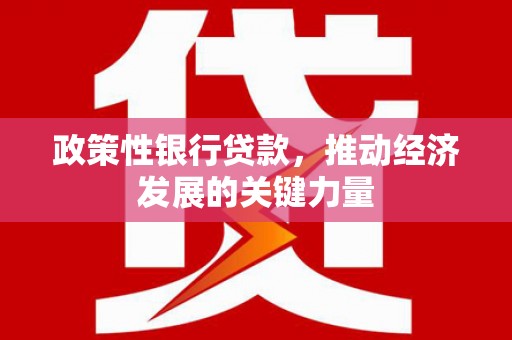 炉霍政策性银行贷款，推动经济发展的关键力量