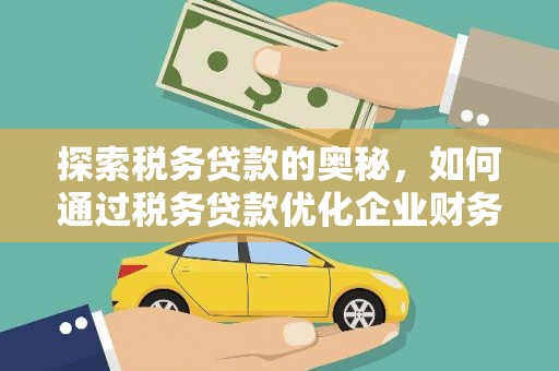 炉霍探索税务贷款的奥秘，如何通过税务贷款优化企业财务