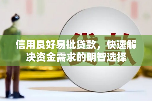 炉霍信用良好易批贷款，快速解决资金需求的明智选择