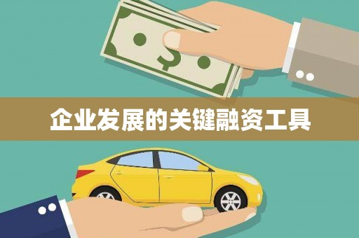 炉霍企业发展的关键融资工具