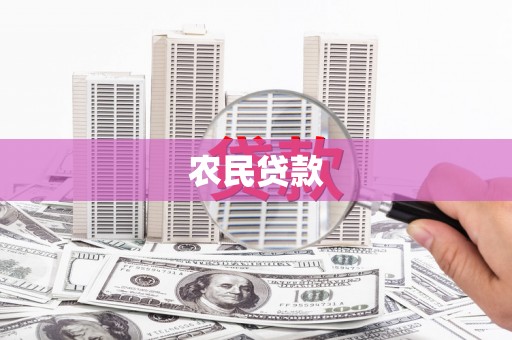 炉霍农民贷款