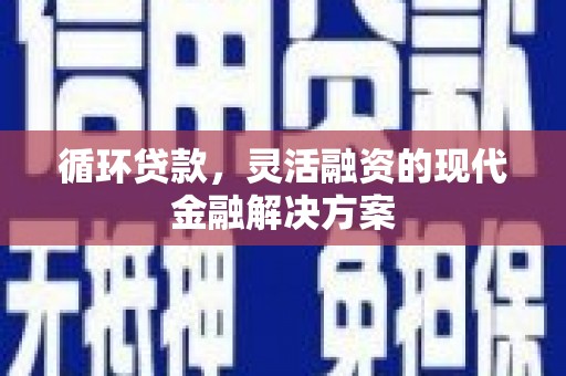 炉霍循环贷款，灵活融资的现代金融解决方案