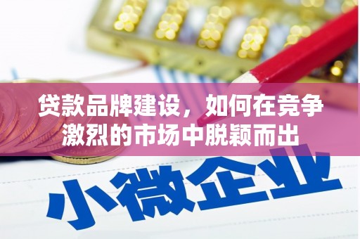 炉霍贷款品牌建设，如何在竞争激烈的市场中脱颖而出