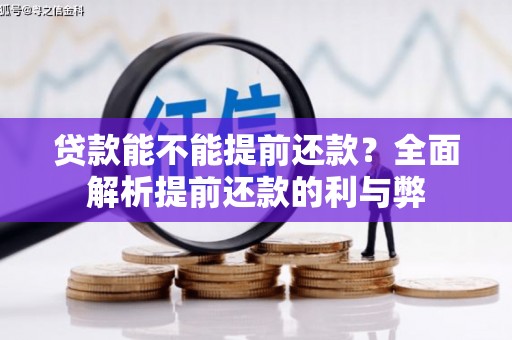 炉霍贷款能不能提前还款？全面解析提前还款的利与弊