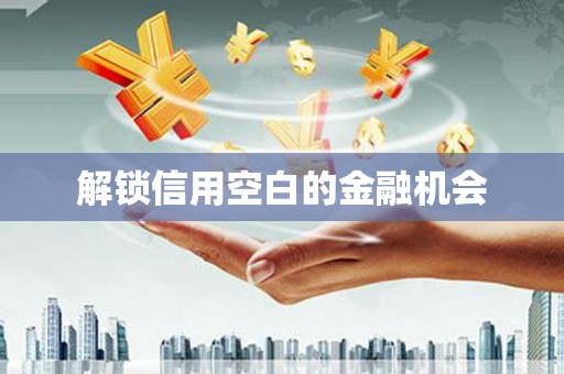 炉霍解锁信用空白的金融机会