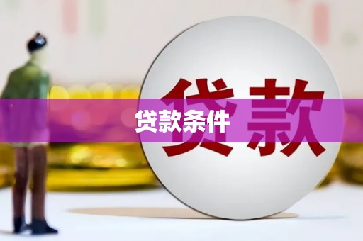 炉霍贷款条件