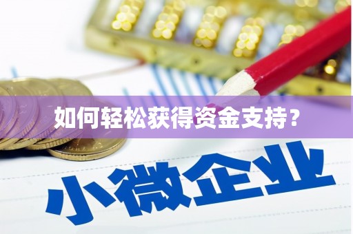 炉霍如何轻松获得资金支持？